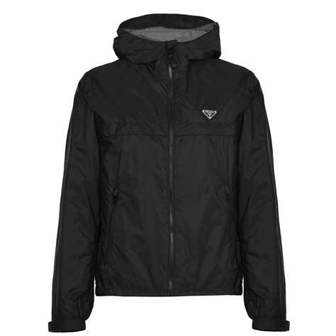 prada black jacket 256|Prada nylon jacket men.